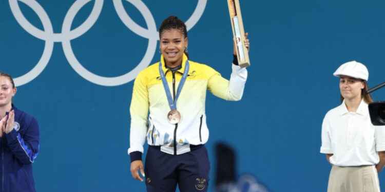 La amazónica Angie Palacios logro medalla de bronce en París.