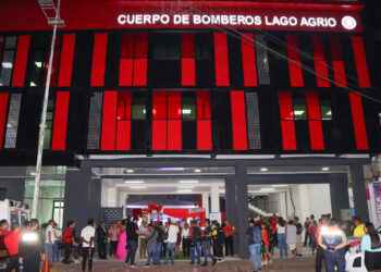 Cuerpo de Bomberos reinauguro estación en Nueva Loja.