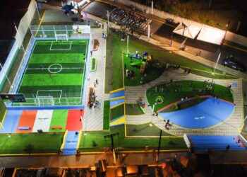 Barrio Amazonas recibió importante obra.