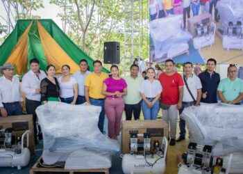 Dispensarios Médicos del Seguro Social Campesino recibió equipos odontológicos.