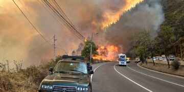 Quito nuevamente se ve afectada por los incendios forestales.