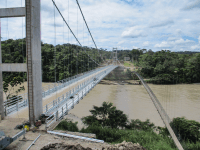PUENTE EN LA COMUNA SAN JOSÉ, LISTO PARA SU INAUGURACIÓN.