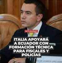 Noboa y el Procurador Antimafia de Italia refuerzan cooperación para enfrentar al crimen organizado en Ecuador