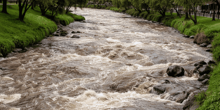 Aumenta el caudal de los ríos de Cuenca tras intensas lluvias