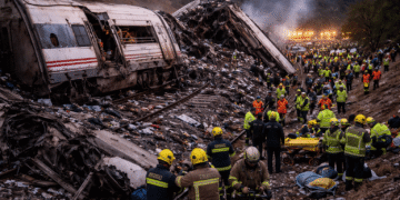España conmocionada por el peor accidente ferroviario de la última década
