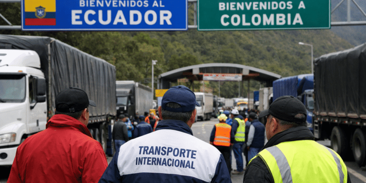 Gremios de transporte pesado de cuatro países piden salvaguardar el comercio entre Ecuador y Colombia