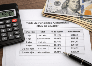 Nueva tabla de pensiones alimenticias define montos para 2026 en Ecuador: ¿cuánto se debe pagar?