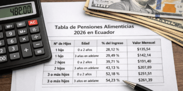 Nueva tabla de pensiones alimenticias define montos para 2026 en Ecuador: ¿cuánto se debe pagar?