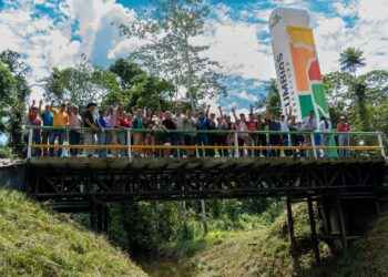 INAGURACIÓN DEL PUENTE SOBRE EL RÍO BLANCO EN SEVILLA CASCALES