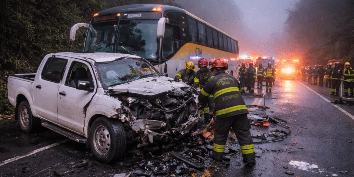 Siniestro vial en la Alóag–Santo Domingo deja un fallecido