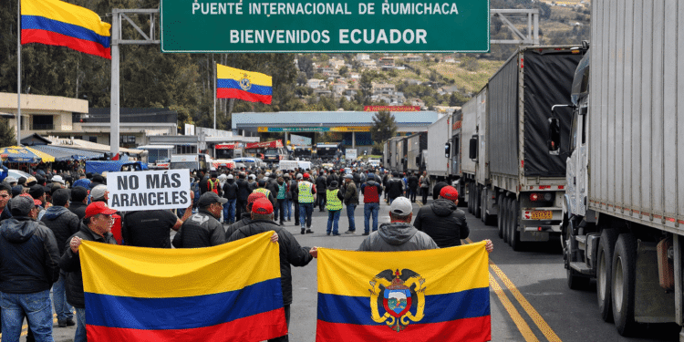 Transportistas de Ecuador y Colombia protestarán en Rumichaca por alza de aranceles