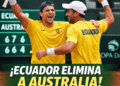Ecuador se impone a Australia y clasifica a la siguiente fase de la Copa Davis