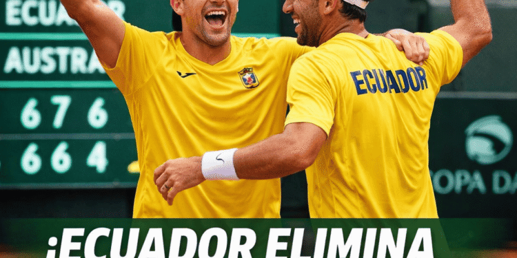 Ecuador se impone a Australia y clasifica a la siguiente fase de la Copa Davis