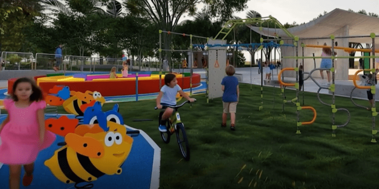 OBRAS EN EL PARQUE CENTRAL MEJORAN EL ENTORNO PARA MILES DE FAMILIAS