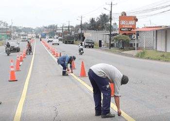 ALCALDÍA REFUERZA LA SEGURIDAD VIAL EN EL COCA CON NUEVA SEÑALIZACIÓN EN SECTORES ESTRATÉGICOS