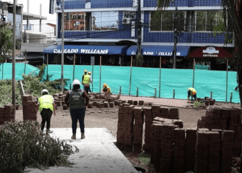 REGENERACIÓN DEL PARQUE CENTRAL AVANZA CON INVERSIÓN DE $384 MIL Y GENERACIÓN DE EMPLEO LOCAL