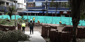 REGENERACIÓN DEL PARQUE CENTRAL AVANZA CON INVERSIÓN DE $384 MIL Y GENERACIÓN DE EMPLEO LOCAL