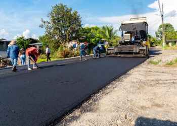 ASFALTADO EN LA PRIMAVERA IMPULSA LA CONECTIVIDAD Y DESARROLLO EN SHUSHUFINDI