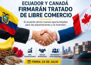 ECUADOR Y CANADÁ FIRMARÁN HISTÓRICO TRATADO DE LIBRE COMERCIO QUE ABRIRÁ UN MERCADO DE MÁS DE 40 MILLONES DE CONSUMIDORES
