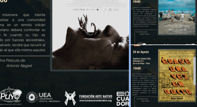 XV FESTIVAL DE CINE ECUATORIANO KUNTURÑAWI LLEGA A LA UNIVERSIDAD ESTATAL AMAZÓNICA